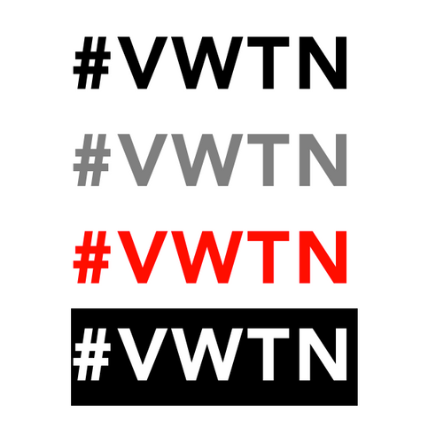 The #VWTN Decal.